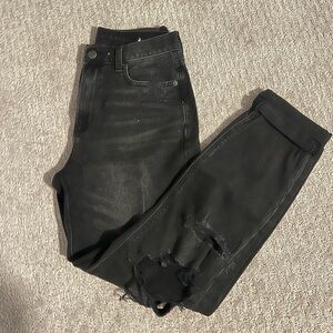 Distressed Mom Jeans
